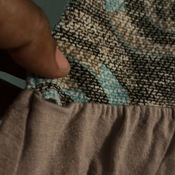 EUC-  Multi Color Textured Top - Picture 4 of 5